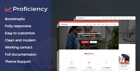 proficiency-premium & free wordpress theme - themeansar.com